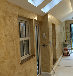 painted finish by All Saints Plastering